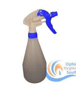 Trigger spray bottle and pump Contico blue