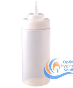 Clear Squeeze Sauce Bottle wide neck 16oz