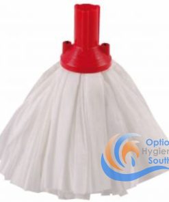 Single Exel Big White socket mop head (Red)